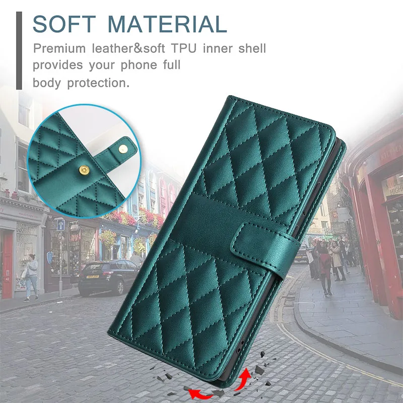 Plånboksfodral i läder med magnet för samsung galaxy_voghion.com