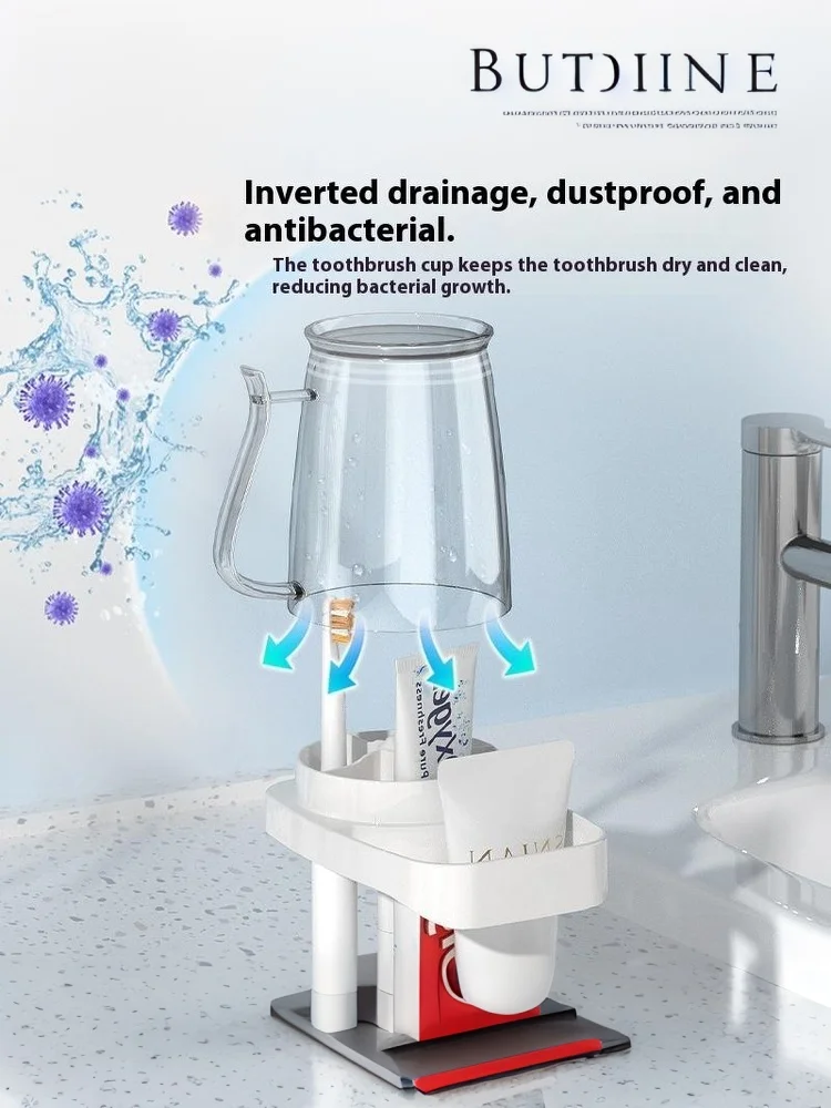 Set accessori bagno con bicchiere portaspazzolini e risciacquo_voghion.com