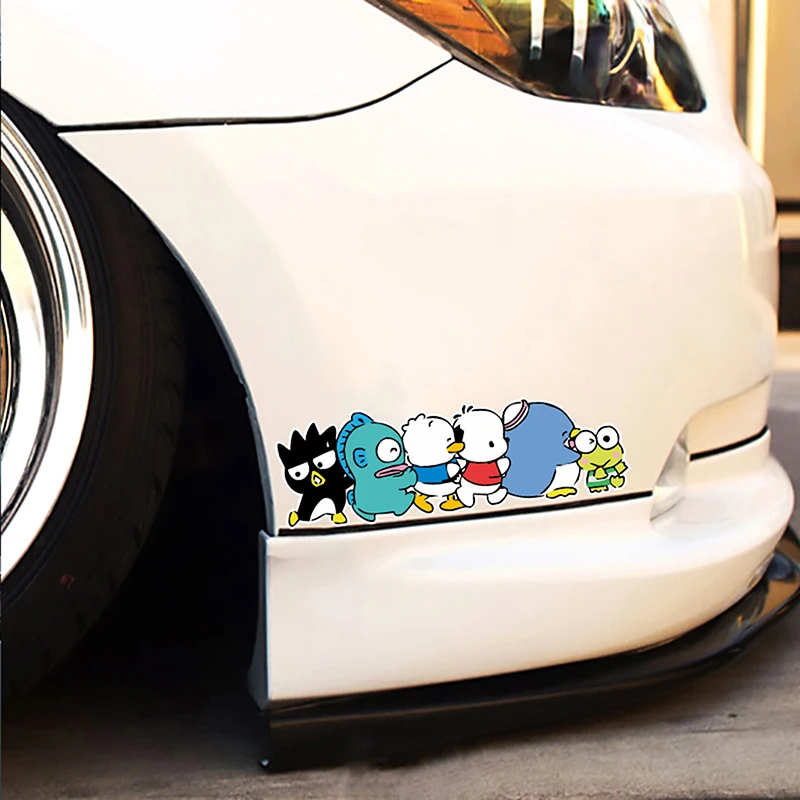 

Sanrio аниме стикер Kawaii Hello Kitty автомобиль зеркало заднего вида дверь украшение стикер милый мотоцикл стикер Детская игрушка подарок