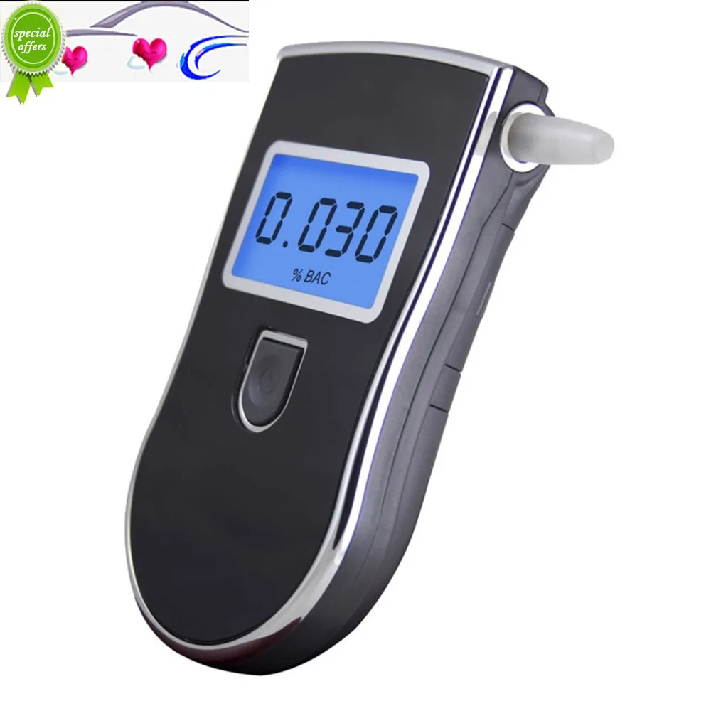 

Hot Selling Professional Police Digital Breath Alcohol Tester Breathalyzer For Safe Driving Drop Shipping