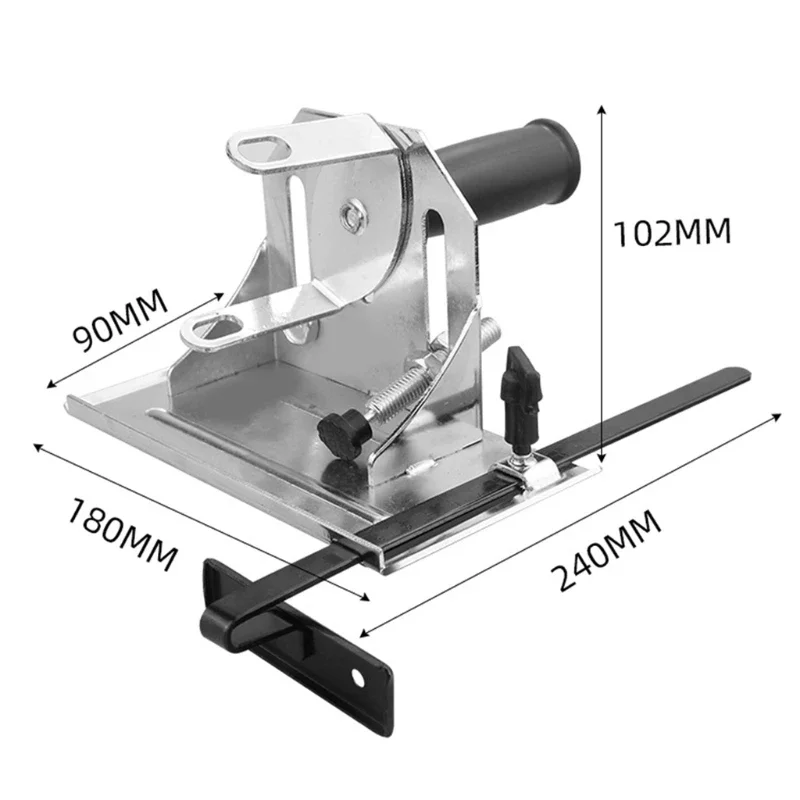 90 degree positioning squares carpentry squares woodworking tool l type Adjustable Cutting Base Positioning Bracket Stable Slotting Stand Tool Base 45/90/180 Degree Angle Grinder Stand Dropshipping