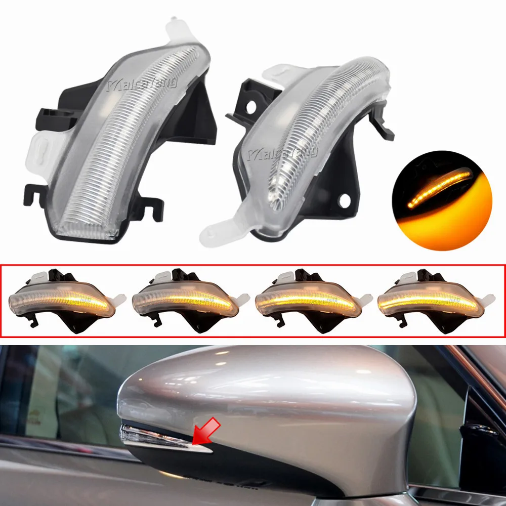 

Sequential Led Side Mirror Blinker Lamp Turn Signal Indicator light For Lexus IS300 IS350 IS250 LS460 CT200H LS460 IS200T 2013-