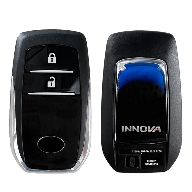 Toyota Innova smart remote key 2 button B3U2K2P BM1EW/0182 0010 replacement 3