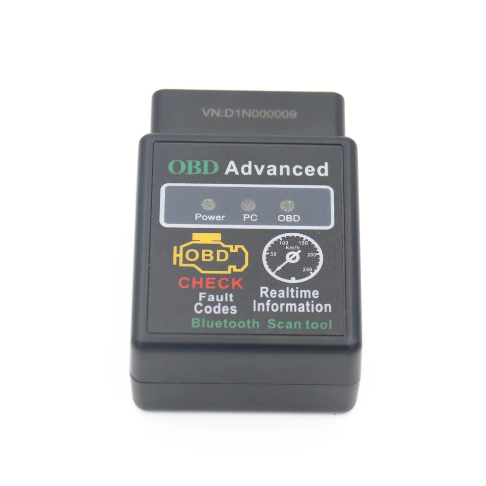 High Quality V02H4 ELM327 OBD2 Scanner Car Diagnostic Detector Tool V1.5 Bluetooth OBD 2 Auto Code Reader Tool For IOS Android 6