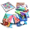 Early Education Toy 3D Cloth Book with Animal Tail Puzzle Learning Cognition Toys for Babies Gift Sensory Touch Soft Busy Book 1