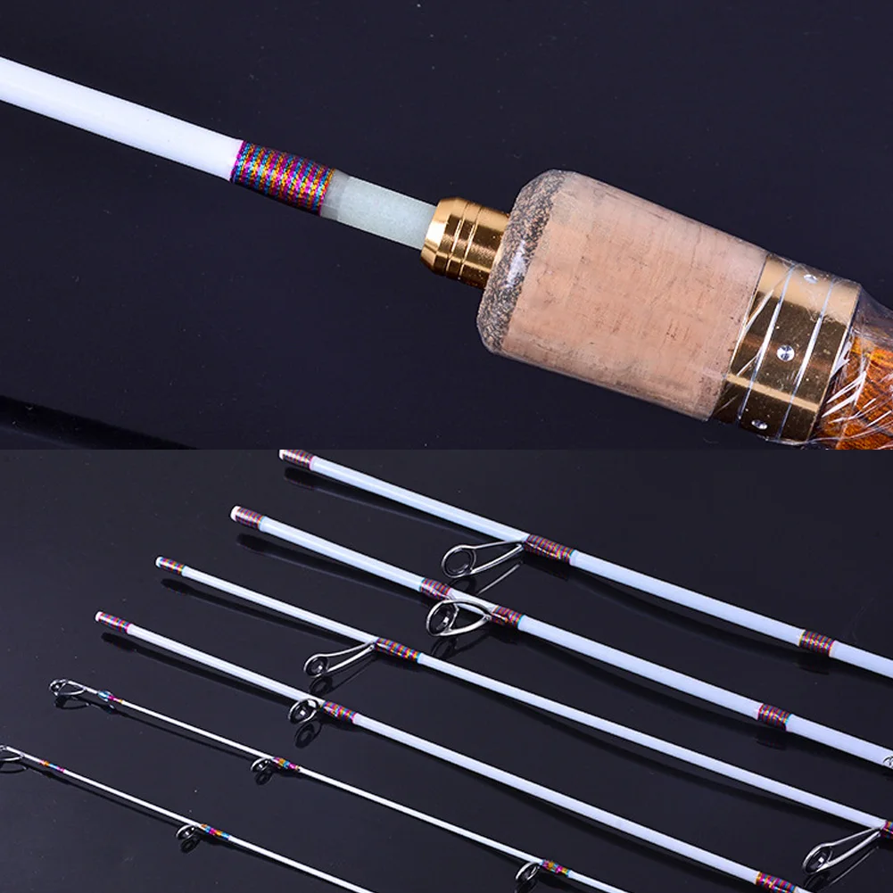 Soft Feeder Fishing Pole Mini Fishing Pole Telescopic Rotatable Portable Ultra-light Outdoor Accessories for Lakes Reservoirs