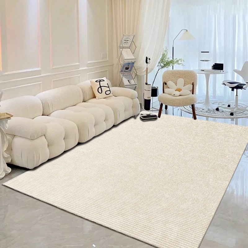 HAMID - Tapis moderne en laine Ushak, tapis de salon pour chambre à  coucher, salon, salon, colour beige ( 250 x 200 cm )