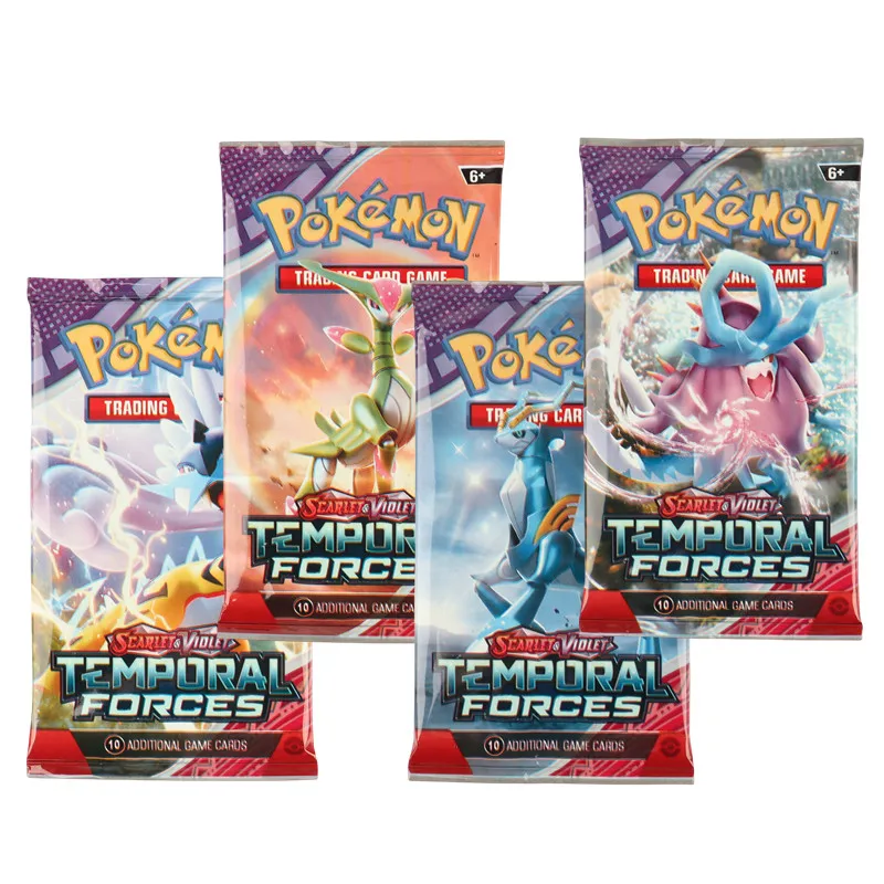 영어  카드 TCG: 스칼렛 및 바이올렛 템포럴 포스 부스터 박스,  카드 36 팩 박스 카피, 360 개