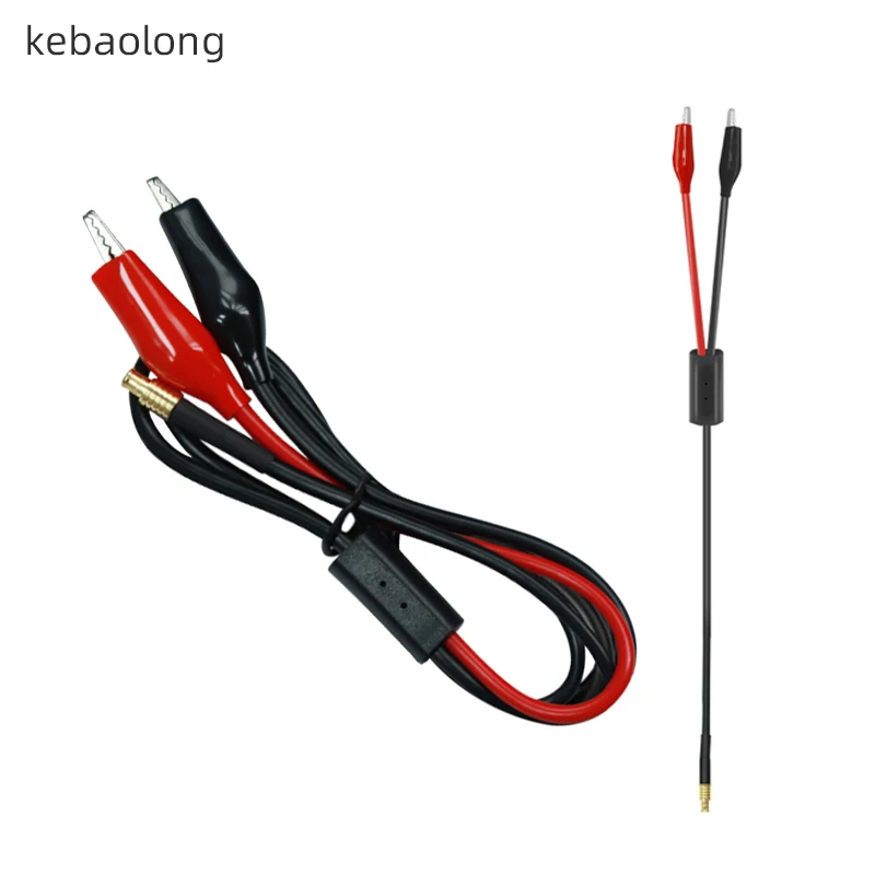 kebaolong MMCX to Double Alligator Clip Digital Oscilloscope Power Detection Meter Pen Test Power Cable