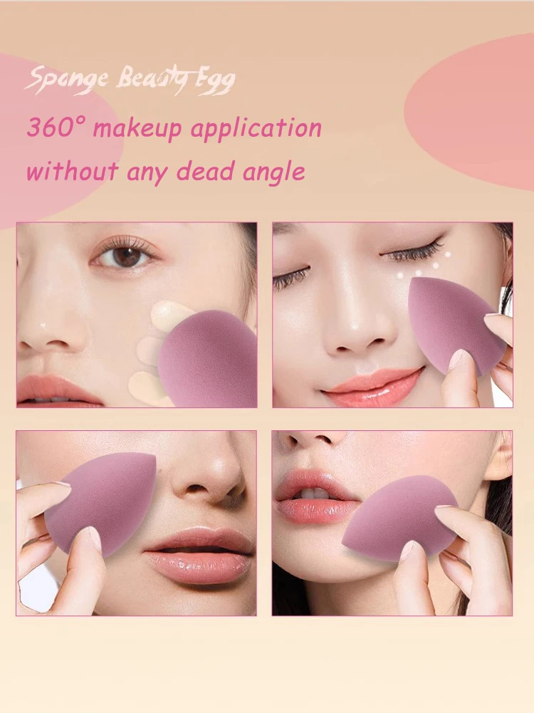 7Pcs Makeup Sponge Blender Beauty Egg Cosmetic Puff Cushion Foundation Powder Soft Sponge Women Beauty Tool Make Up Accessories