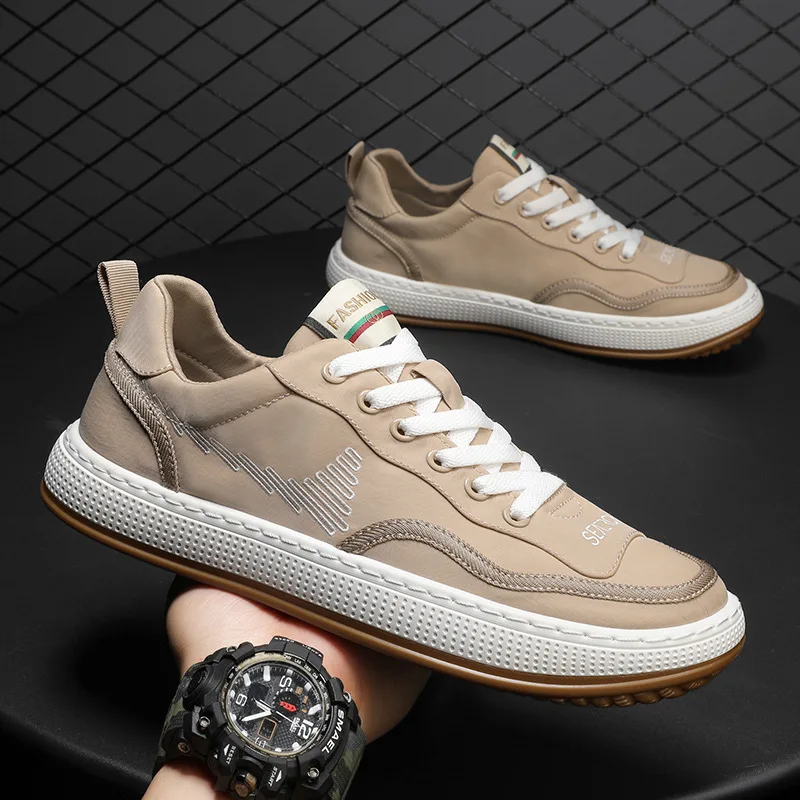 

Men's Sneakers Summer Breathable Ice Silk Canvas Shoes Running Cloth Shoes Comfortable Walking Shoes Trendy Skateboarding Shoes