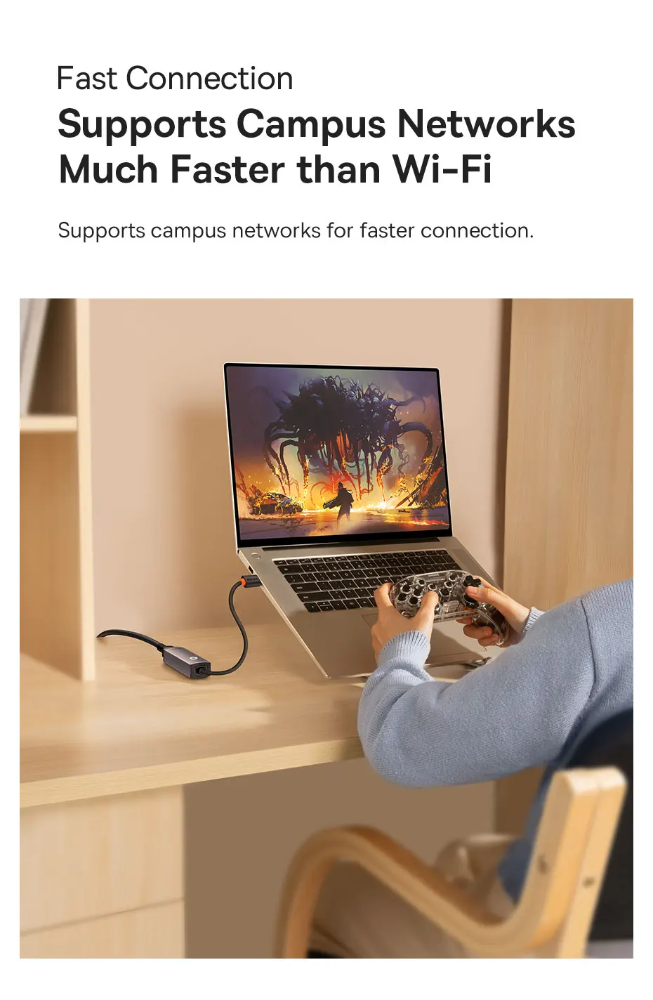 Buy Baseus Lite Type-C Ethernet Adapter – Price In Pakistan available on techmac.pk we offer fast home delivery all over nationwide.