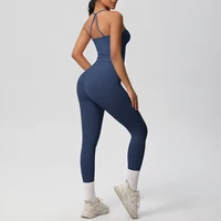 2PCS Yoga Set Nude Feeling Workout Sets Women Tracksuit Gym Push Up Fitness Running Workout Sportwear Sport Bra Leggings Suit - Image 4