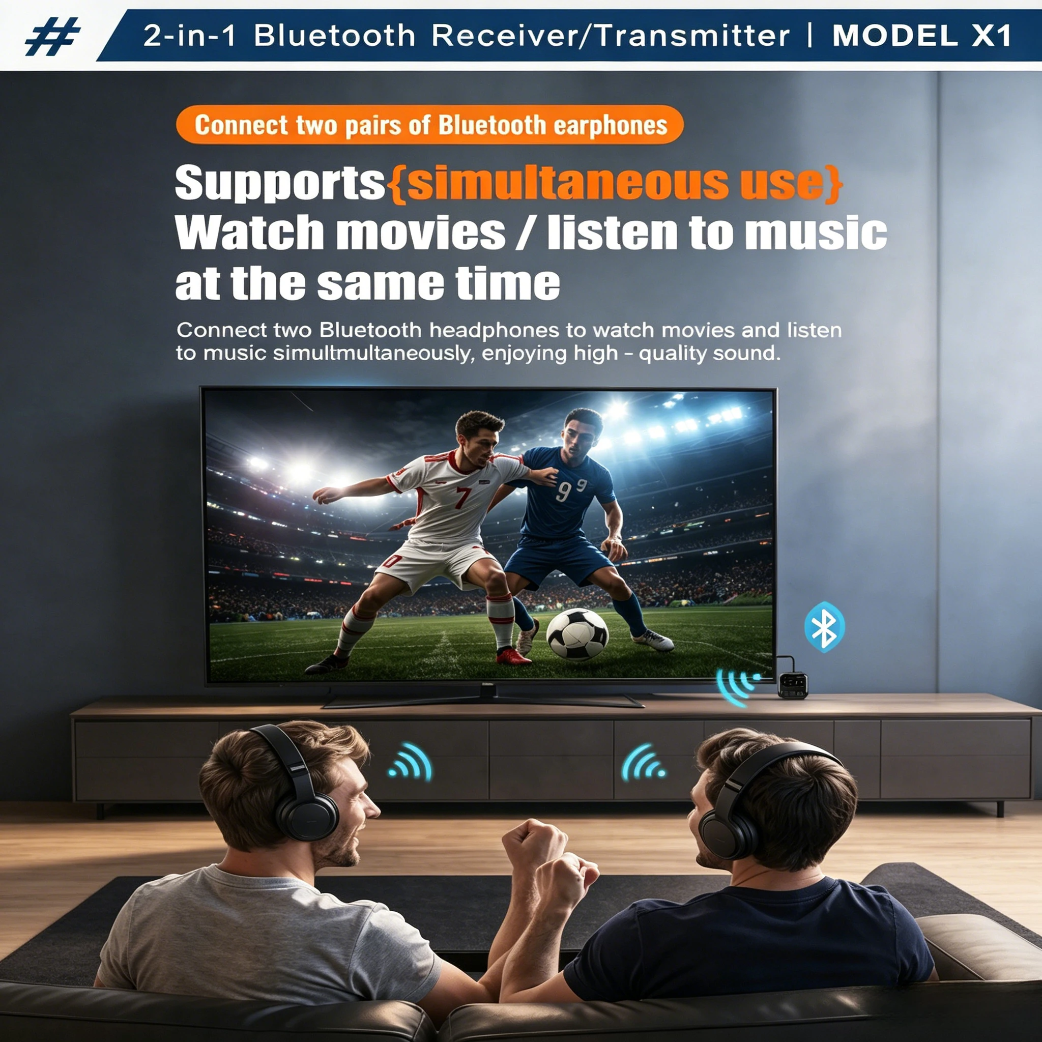 KEBIDUMEI 오디오 수신기 무선 송신기 블루투스 6.0 어댑터 2 in 1 3.5mm AUX 자동차 이어폰 TV용 듀얼 장치 어댑터