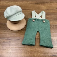 Original Baby Costumes Romper Newborn Photography Props Hat Overalls Baby Photo Accessories Christmas Baby Clothing Photo Outfit 5