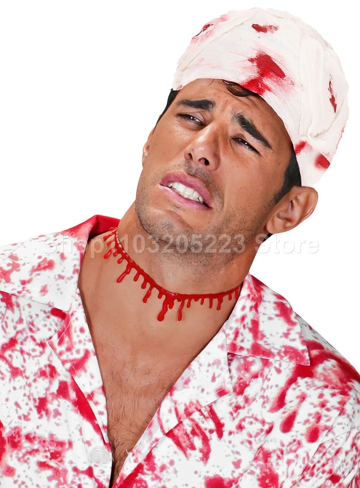 

Scary Costume Bloody Bandages for Halloween and Horror Party, Costume Accessories