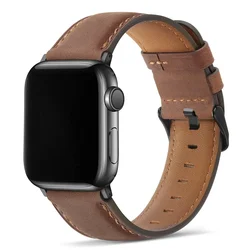 Vintage Luxury Leather Watch Strap - 42 - 44 - 45 - 49 - S10 46mm (02 Brown)