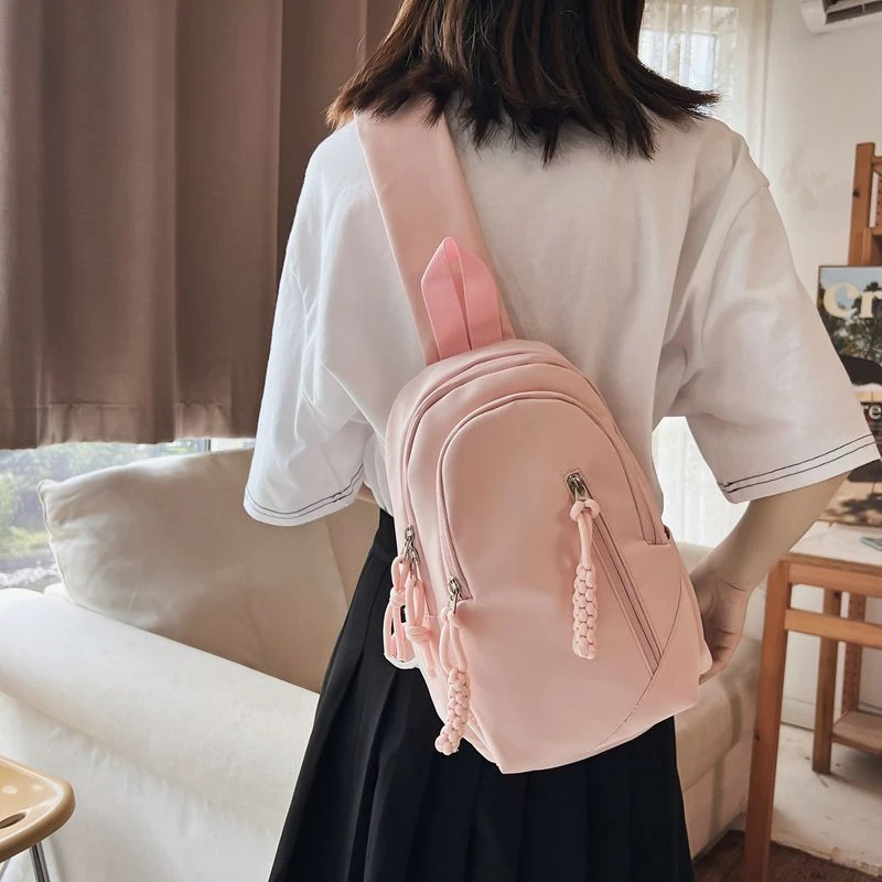 

Сумка на плечо в японском стиле Харадзюку для студентов, нагрудная модная повседневная вместительная сумочка через плечо для телефона, женские кошельки и сумочки