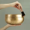 Nepal Buddhist  Handmade Tibetan Bowl for Meditation Yoga Sound healing Spiritual Scared Ritual Singing Bowl Set Feng Shui 1