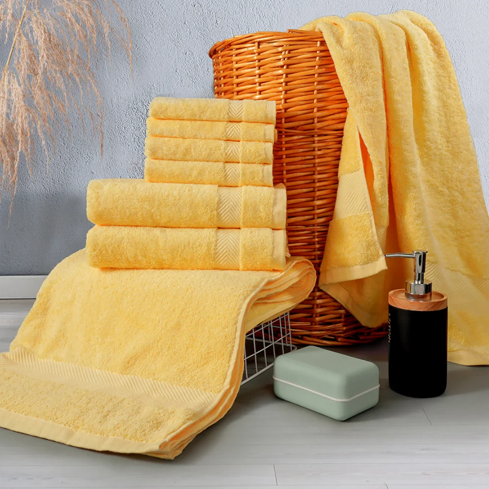 Luxury Bath Towel Set,2 Large Bath Towels,2 Hand Towels,4 Washcloths