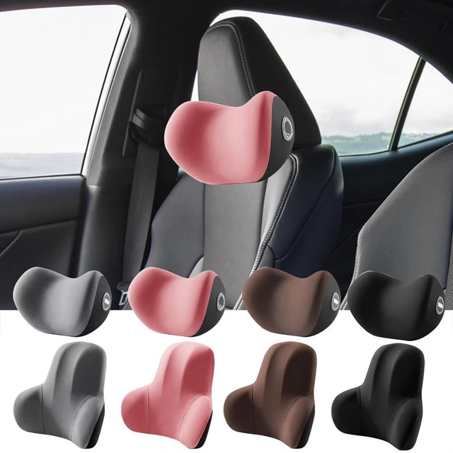 Car Neck Pillow Driver Seat Lumbar Back Cushion Car Seat Lumbar Pillow  Lumbar Support Memory Foam Car Interior Accessories - AliExpress