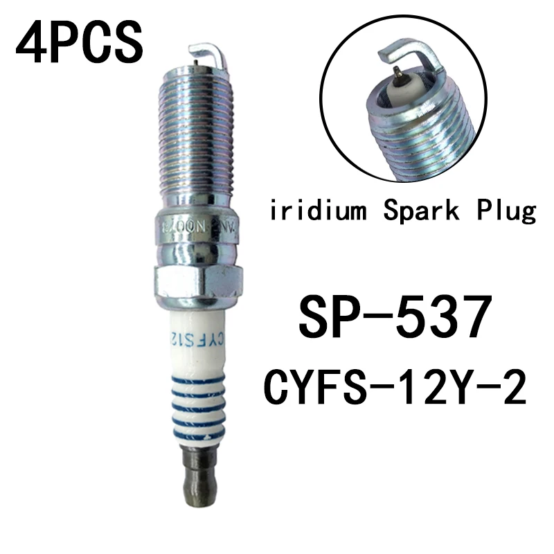 Фото 4 шт. Φ LTR6AI8 Iridium Свеча зажигания для Ford Mustang Escape Focus Lincoln SP537 CYFS12Y2 SP-537 SP 537 №2
