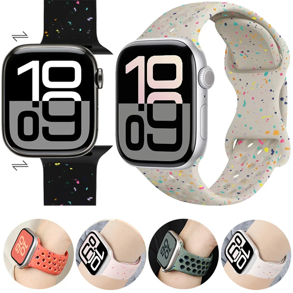 Premium Silicone Replacement Band for Apple Watch - Versatile and Stylish Strap Bracelet