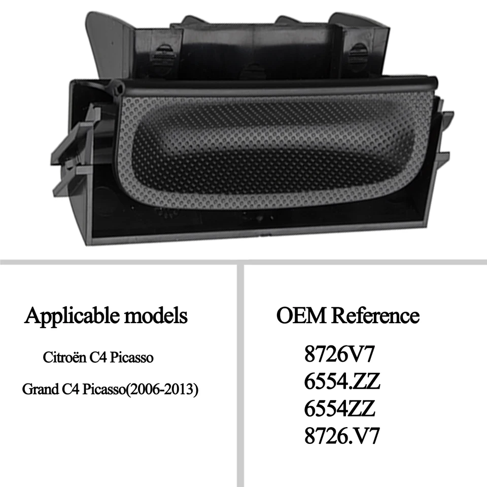 Manija De Maletero Para Citroën C4 Y C4 Grand Picasso 2006-2013 - Números OE 8726V7 / 6554ZZ