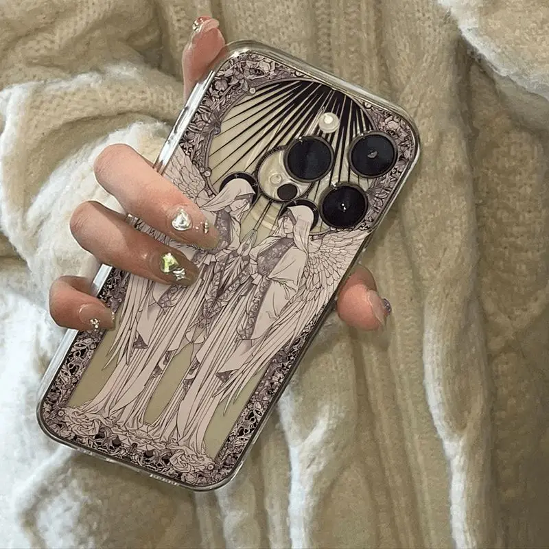 Medieval Cupid Angel Retro Phone Case Cover