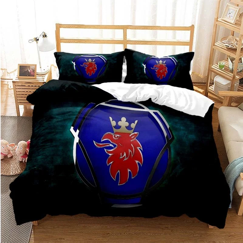 Continent Sluit een verzekering af Dezelfde Scania Truck Dekbedovertrek Zacht Dekbed Cover Microfiber Dier Beddengoed  Set Tijger Patroon Dekbedovertrek Voor Room Decor 2/3Pcs - AliExpress