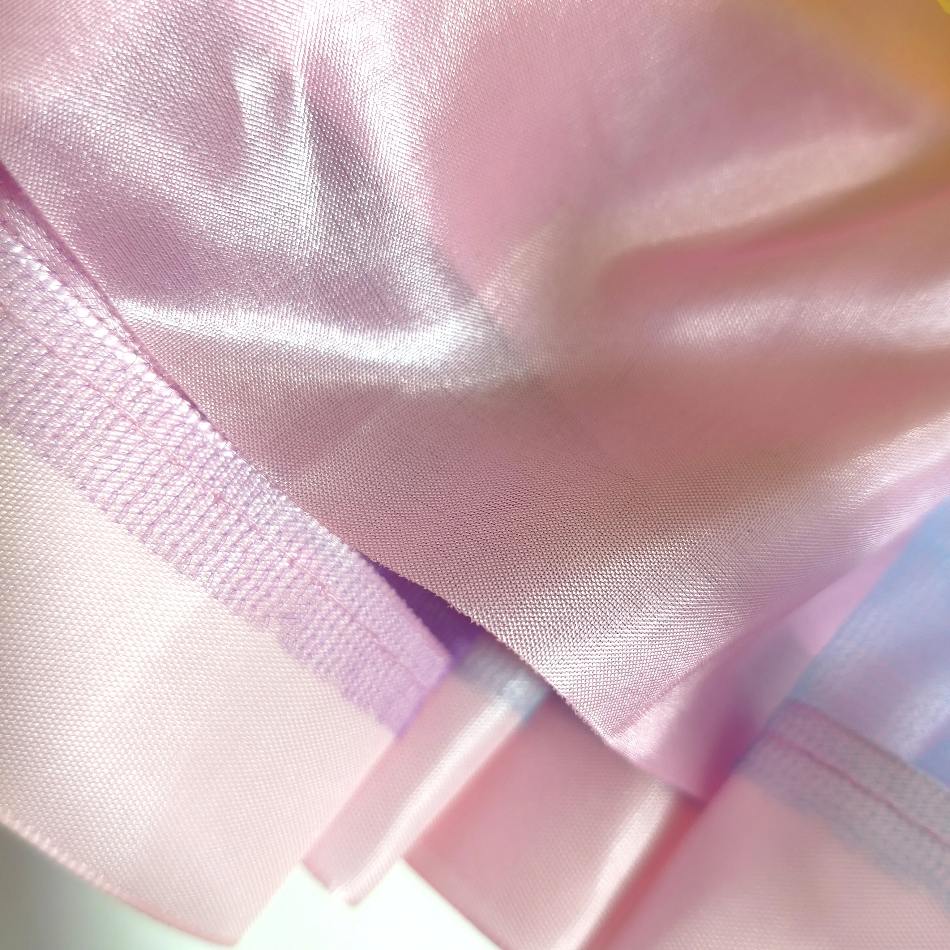 Regenbogen-Tutu-Rock für Erwachsene – lebendiger Tüll mit Satinbesatz und Schleife, perfekt für Festivals, Cosplays, Partys, fügen Sie einen verspielten und schicken Stil hinzu – Detail 4