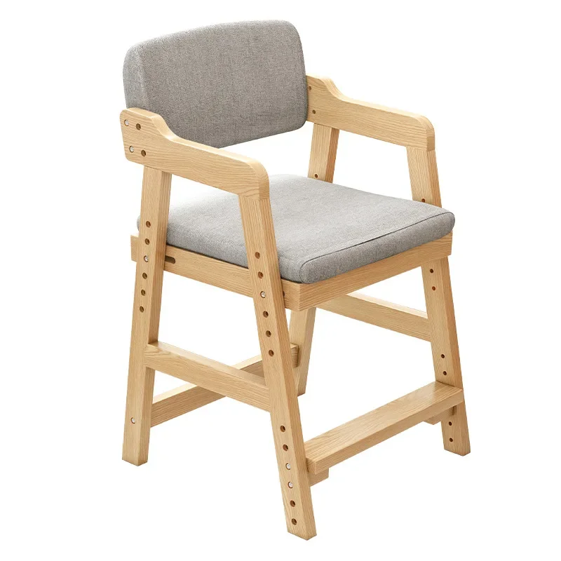 

Children's Study Chair Computer Chair Lift Back Seat Student Writing Desk Chair Home Cushion Adjustable