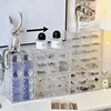 Acrylic Storage Box 6/9/12 Grids Jewelry Organizer Transparent Display for Earring Necklace Cosmetics Storage Case Drawer 6