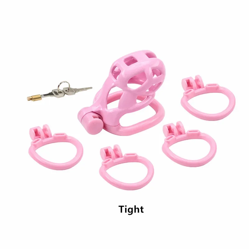 Male Chastity Cage Lock Cock Device Kit 4 Arc Penis Rings Sex Toys For Men Gay Scrotum Adult Games Sex Shop 18+ penis chastity cage chastity lock sex toy chastity cage accessory penis cock ring