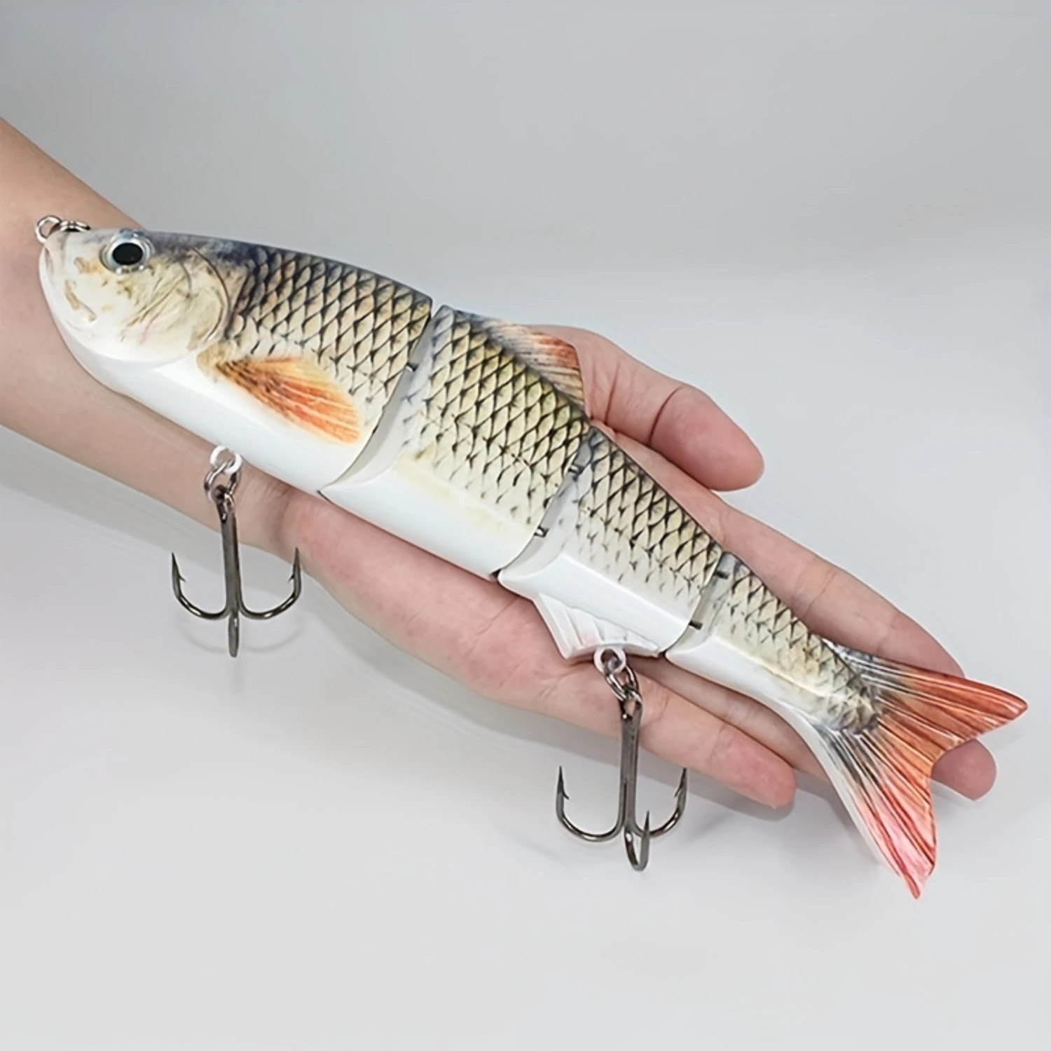 1개 4세그먼트 싱킹 스윔베이트 크랭크베이트 - 25cm/9.84인치, 135g - 큰 물고기에 딱 맞습니다