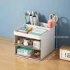 Small drawer-type pen container, home desk, glove compartment, desktop stationery, remote control storage box.Holiday gift 5