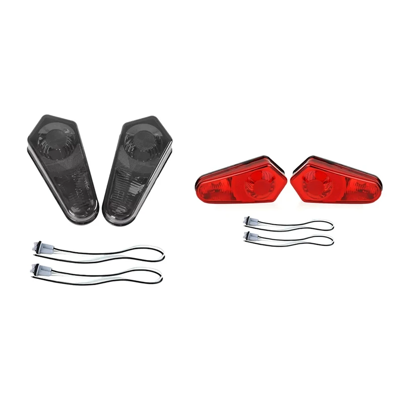 

ATV LED Tail Light Housing Lens Sockets For Polaris Sportsman 500 550 850 570 1000 2009-2017 2411153 2411154