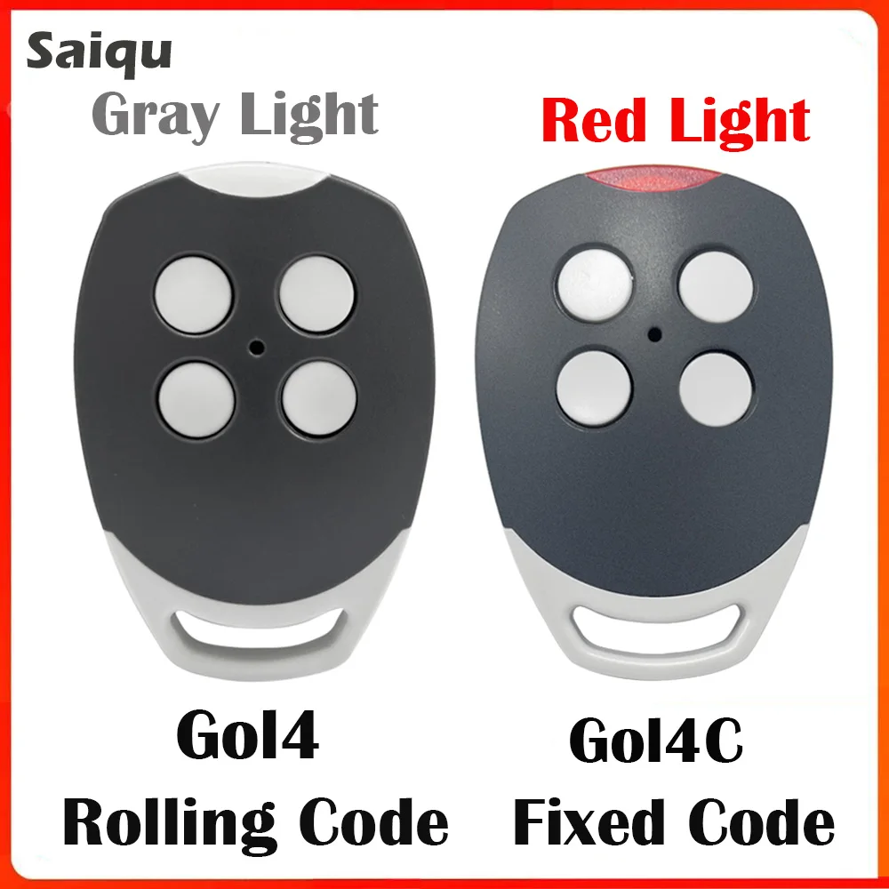 

433MHz Rolling Code Ditec GOL4 BIXLS2 BIXLP2 BIXLG4 433.92MHz Remote Control For Garage Door Gate Handheld Transmitter