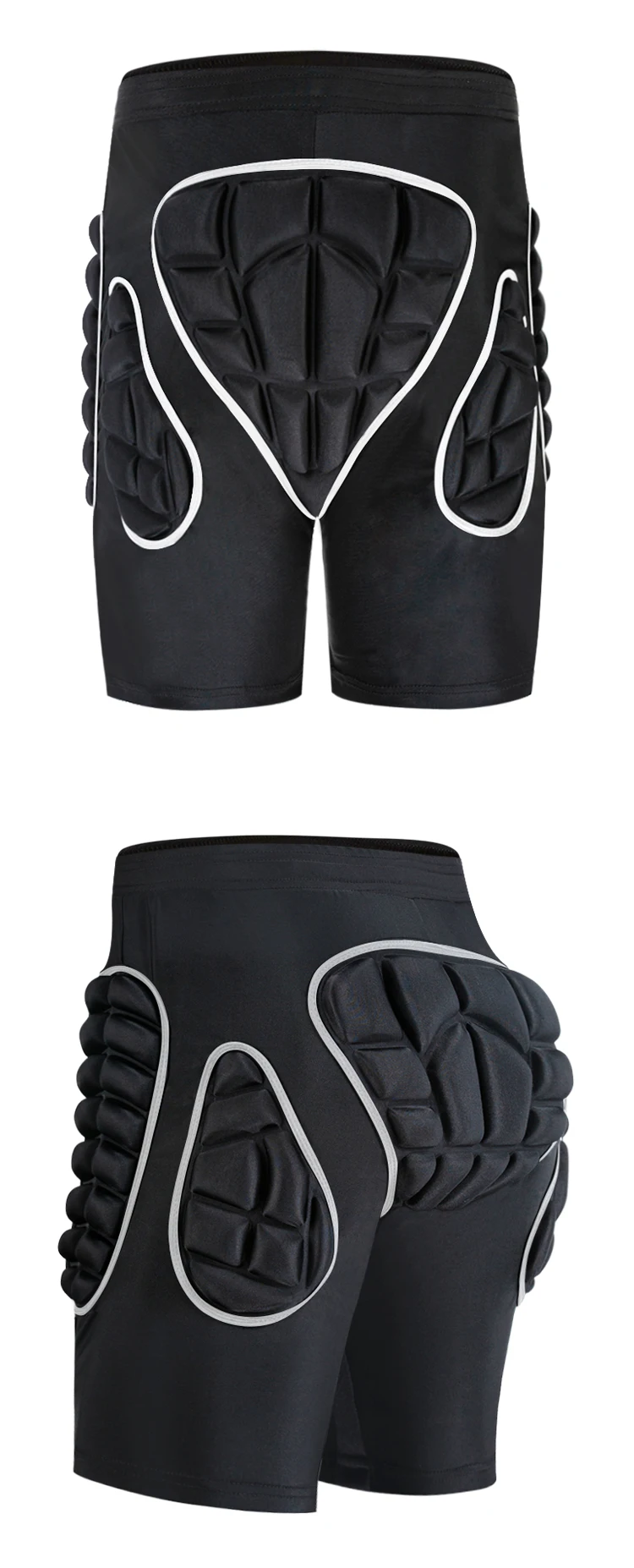 WOSAWE Outdoor Sports Pad Knee Pads Guards Elbow Protector Skiing Skating Snowboard Protection Hip Padded Shorts XS-3XL_voghion.com