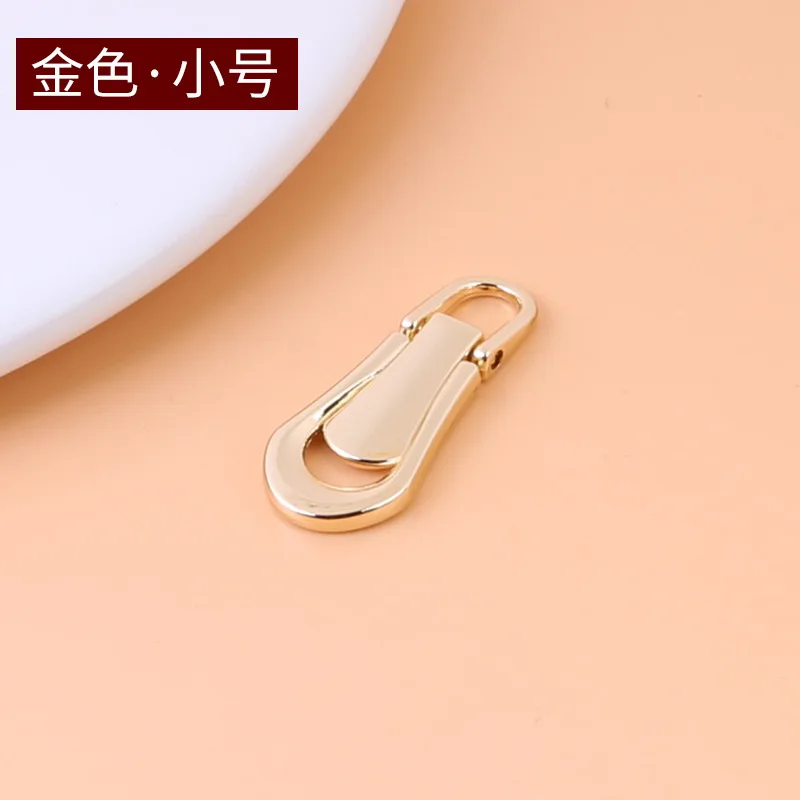 Thickened Detachable Metal Zipper Puller for Jackets and Bags Universal Plated Metal Zipper Pullers Sewing Accessories