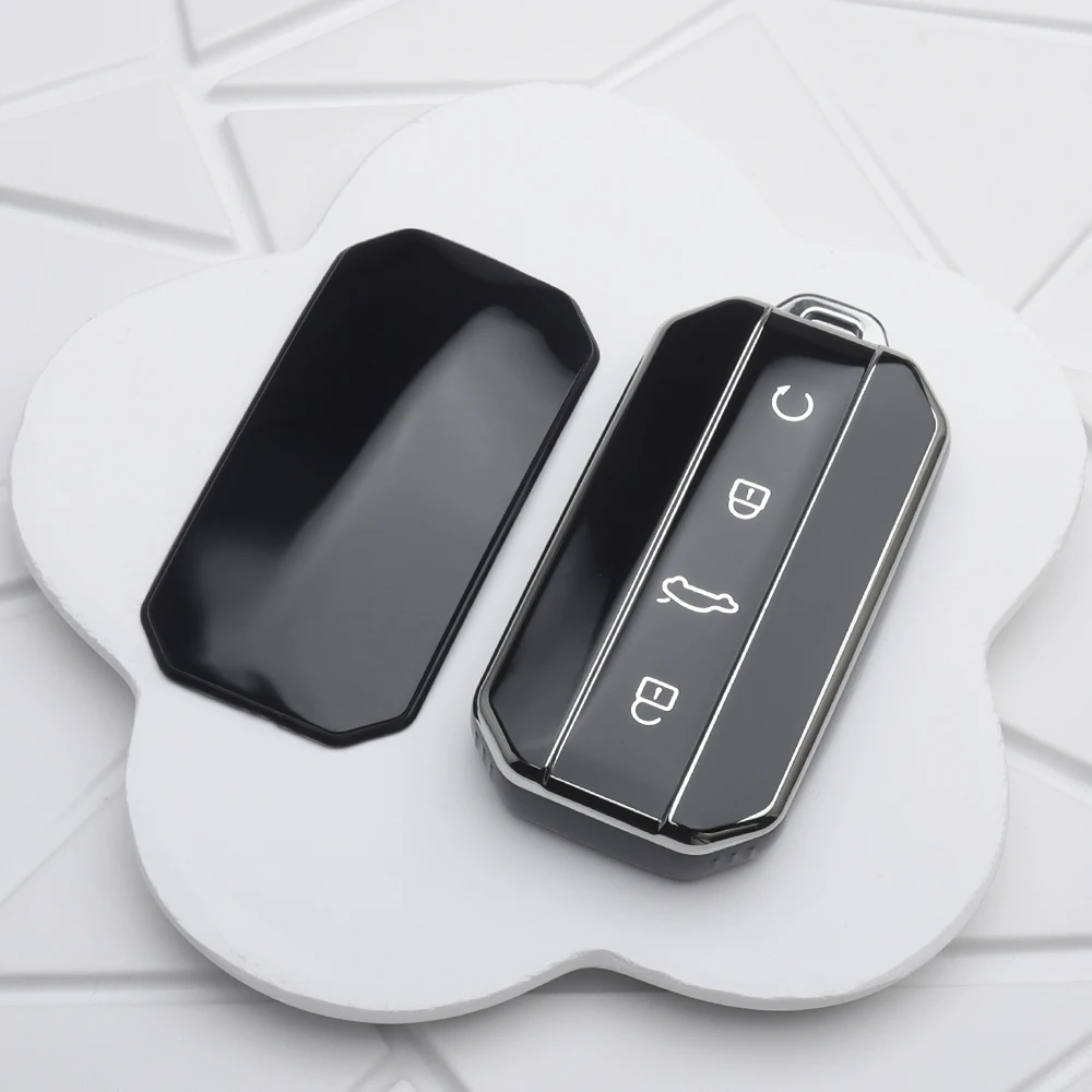 체리 자쿠 J7 J5 7 5용 TPU 자동차 키 케이스 가방, 패션 자동차 리모컨 키 보호 쉘 커버 홀더, 키리스 액세서리