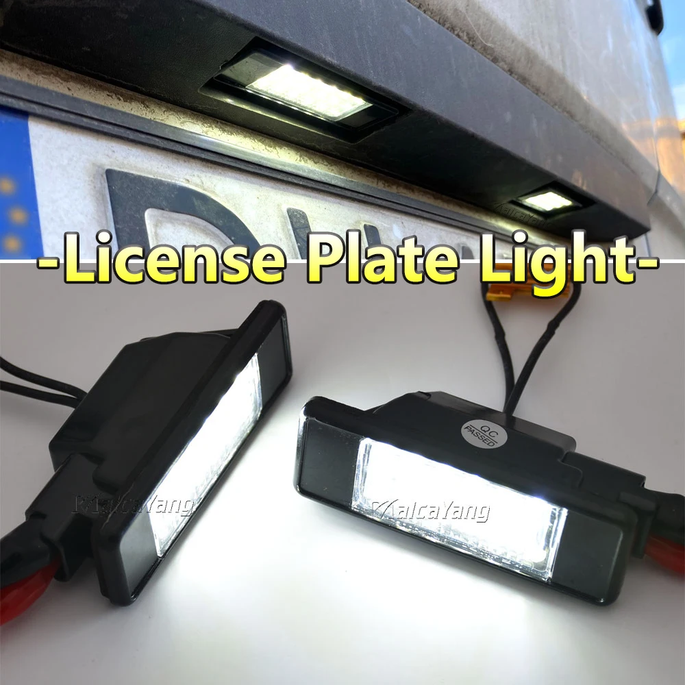 Per Mercedes Benz Sprinter W906 Vito Viano W639 2003-2014 Car White Led Fanale Posteriore Numero Luce Targa Canbus Error Free