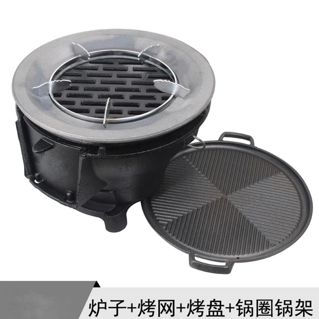 Modern Öntöttvas Kémia Kültéri Fűtés Tűzifa Kályhához Kreatív Kemping Multifunkcionális Sátor Kandallók - Image 4