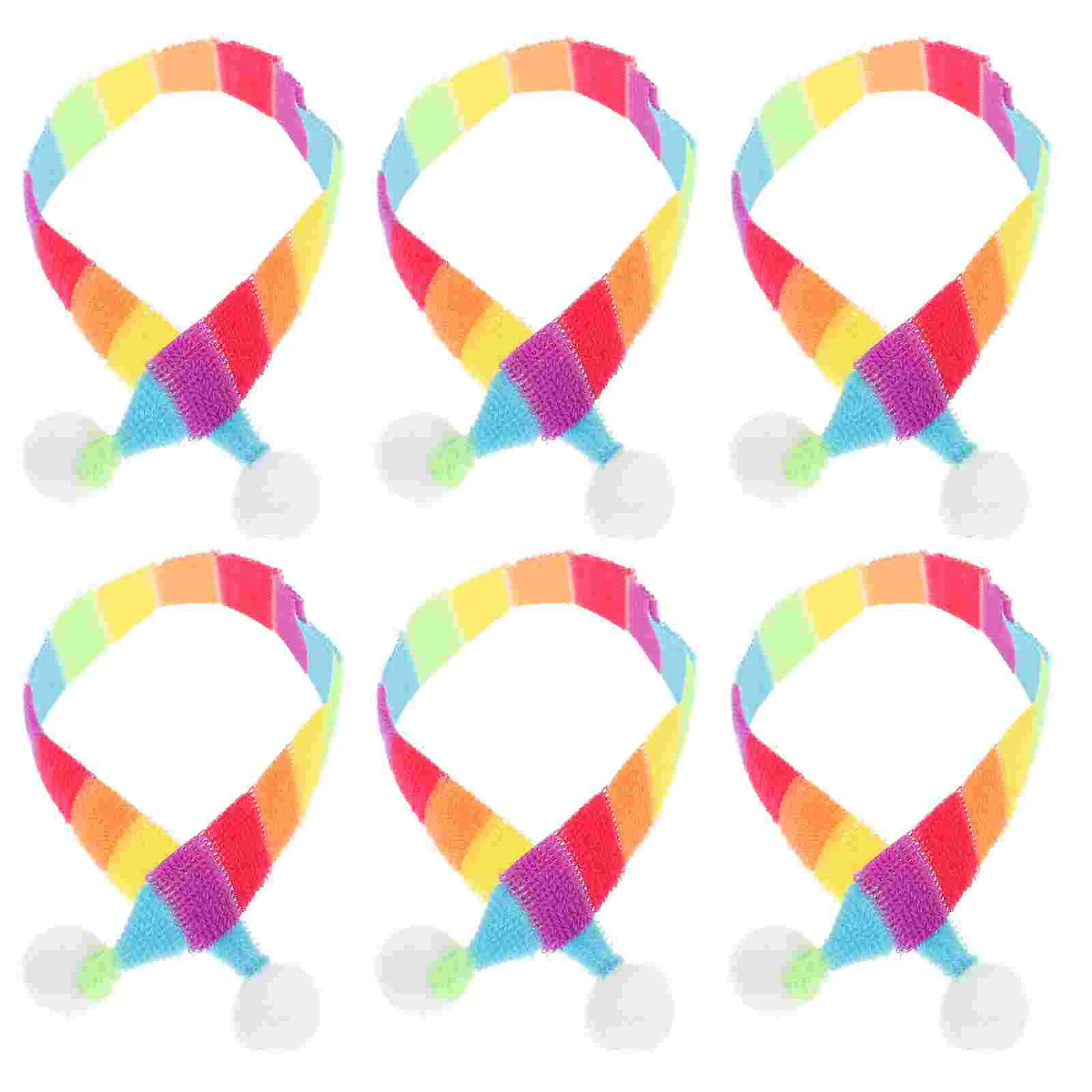 

Santa Claus Outfit Mini Doll Scarf Wine Bottle Neckerchief Miniature Scarves Christmas Wine Bottle Cover Topper 20Pcs Diy Crafts