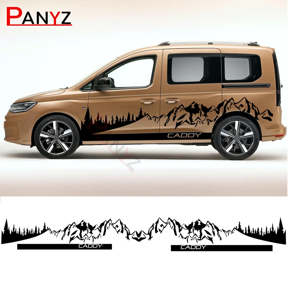 MIVLA 2PCS Car Sticker Vinyl Decal Graphics Tuning Accessories,For VW Caddy  MK1 MK2 MK3 MK4 4 3 2 Maxi Combi Camper Van : : Automotive