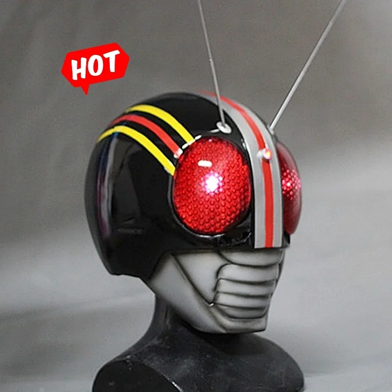 

Kamen Rider носимый шлем для реальных людей 1:1 косплей фестиваль аниме крутой носимый детский подарок Коллекционная модель