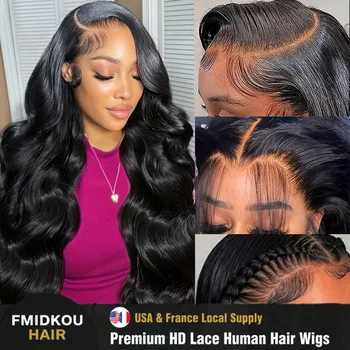13x6 HD Lace Human Hair Wigs Body Wave Human Hair Wig 13x4 HD Lace Closure Wigs Ready to Wear for Woman Human Hair Wigs On Sale 1