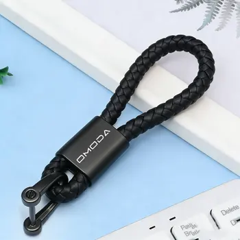 Accessori per Chery OMODA 5 S5 O5 E5 C5 PRO PHEV 2026, Portachiavi in Metallo con Corda Intrecciata Personalizzabile con LOGO