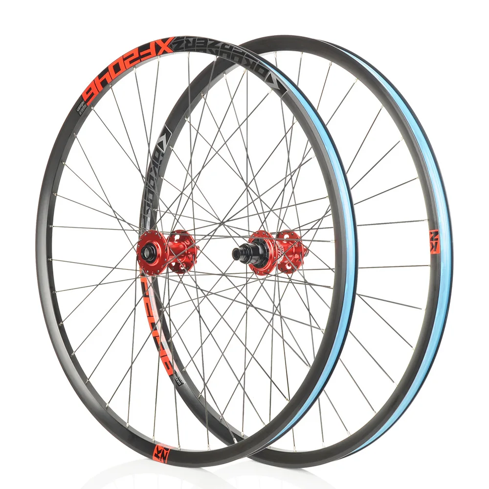 Mountain bike wheelset 26/27.5/29er inch MTB rim 4 Bearing Thru QR XM490PRO hub 8 9 10 11 12speed Wheels