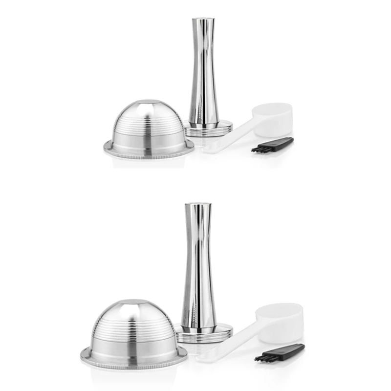

1PCS Stainless Steel Reusable Capsule Suitable For Nespresso Vertuo Vertuoline Coffee Filter